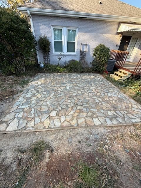 Revitalized Stone Patio in Spartanburg SC